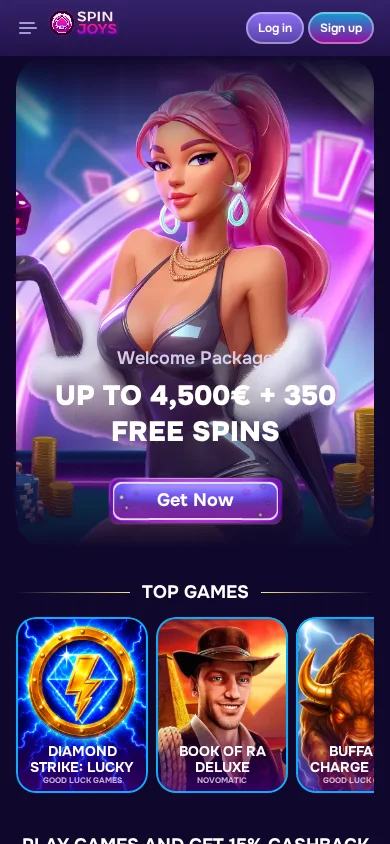 SpinJoys Casino Mobiele Versie